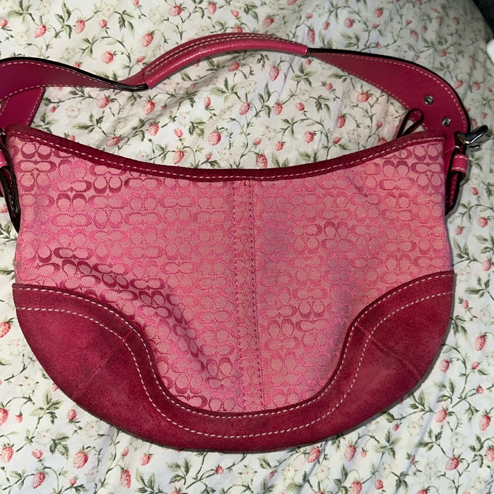 Vintage coach shoulder bag